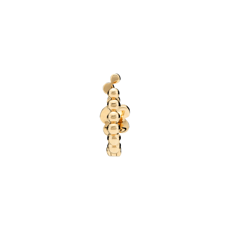 Garbo huggie ørering med labgrown diamanter - 14K