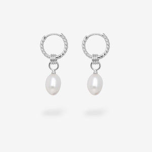 IX Studios Øreringe Sølv Ocean pearl earring DMB0339SL