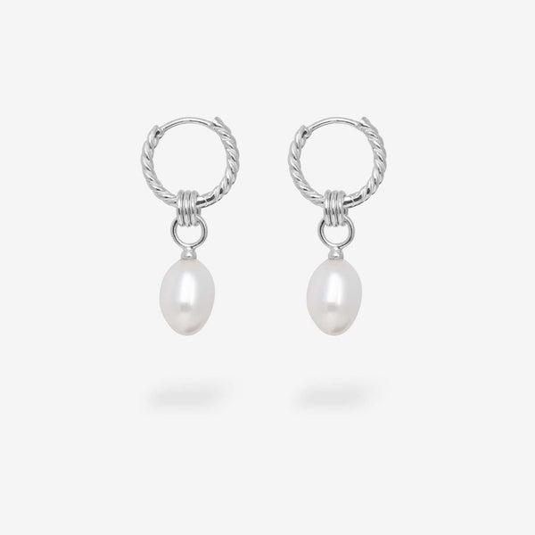 IX Studios Øreringe Sølv Ocean pearl earring DMB0339SL