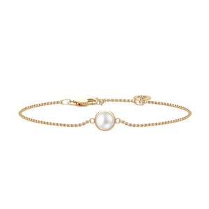 Julie Sandlau Armbånd Primini armbånd med perle - 14K YG14-BR343