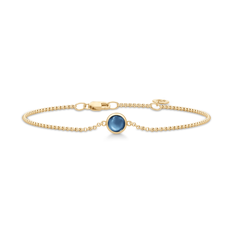 Julie Sandlau Armbånd Primini armbånd Sapphire Blue BR258GDSACR