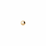 Maria Black Øreringe Ball 3 mm piercing ørestik - 14K P1023Y