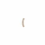 Maria Black Øreringe Crescent piercing ørestik - 14K P1005YMD