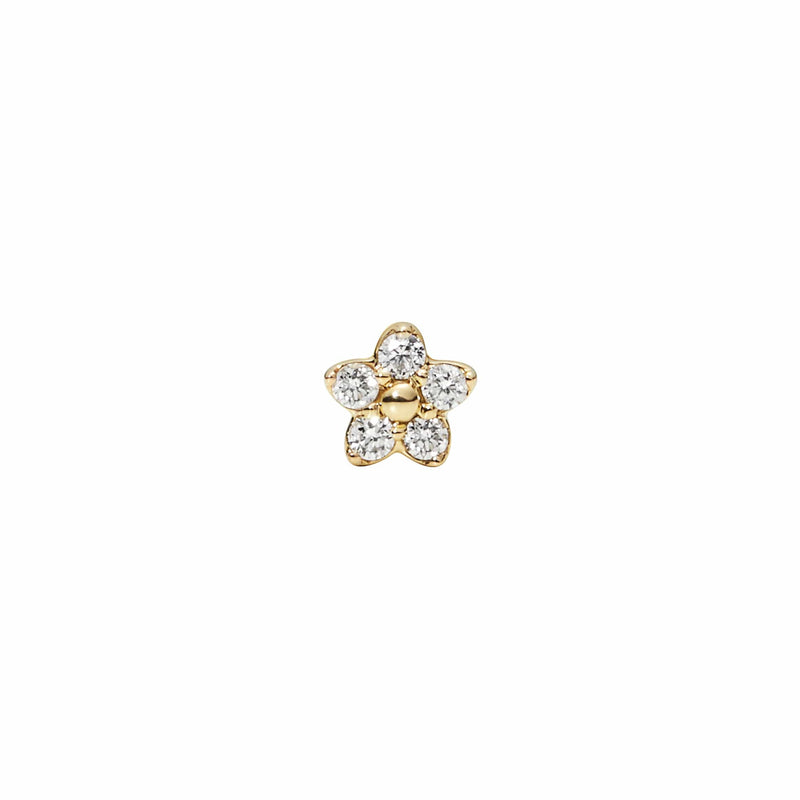 Maria Black Øreringe Daisy 3 piercing ørestik - 14K P1093Y-3