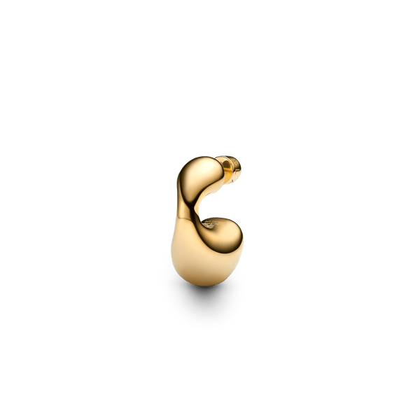 Maria Black Øreringe Dolphin ørering Small - forgyldt 101098YG-S