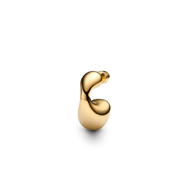 Maria Black Øreringe Dolphin ørering Small - forgyldt 101098YG-S