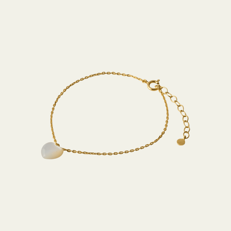 Pernille Corydon Armbånd Ocean Heart armbånd med hjerte - Forgyldt b-387-gp