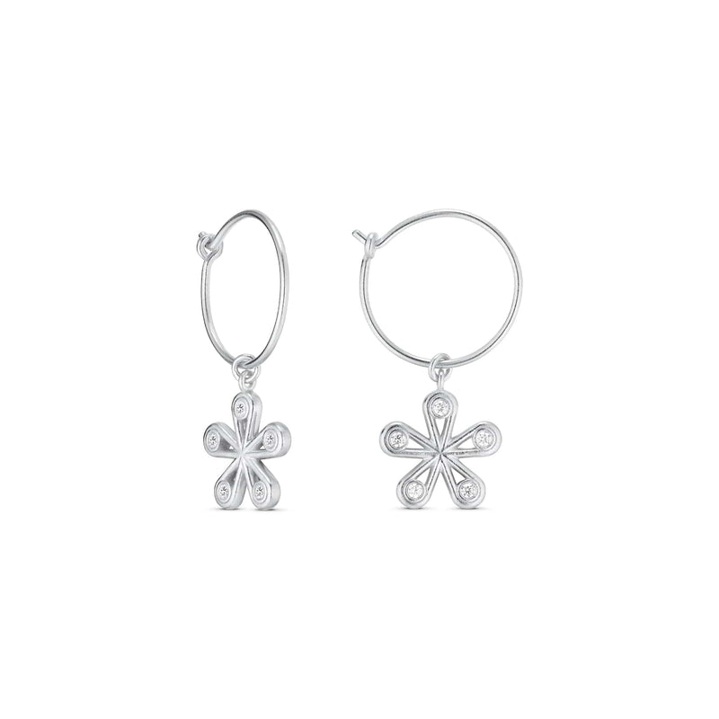 Polar Jewelry Øreringe Unity flower øreringe UNF-HP-RH-WZ-00606