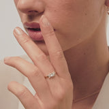 Lovere ring med labgrown diamanter - 14K